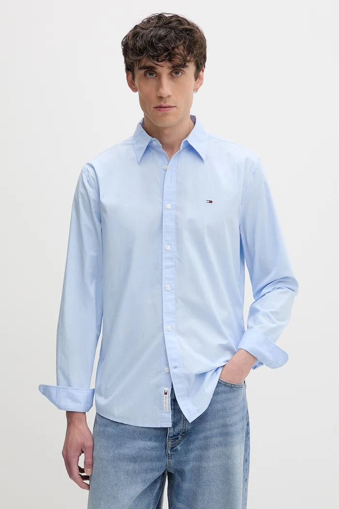 Tommy Jeans erkek pamuk gömlek