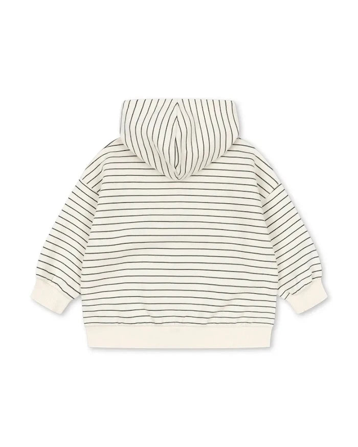 Konges Sløjd çocuklar için pamuklu fermuarlı kapüşonlu sweatshirt AMIO SWEAT ZIP HOOD OCS