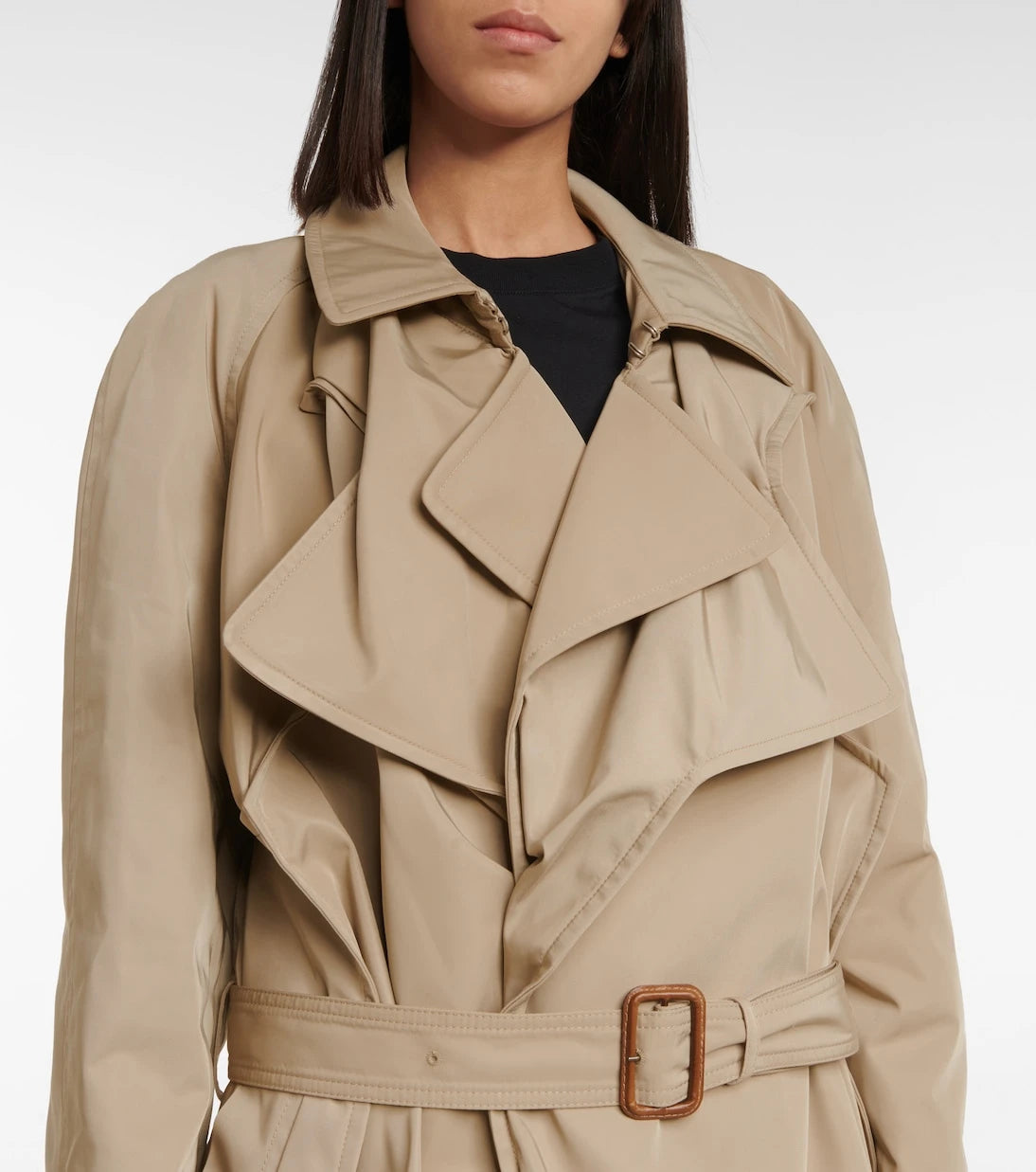 Y/Project - Layered belted trench coat