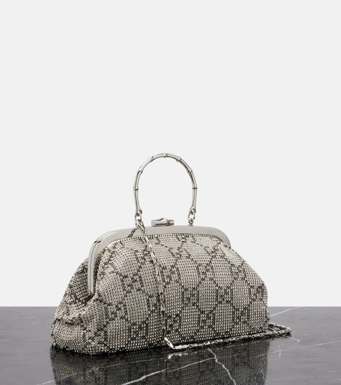 Gucci - Evening Medium crystal-embellished clutch