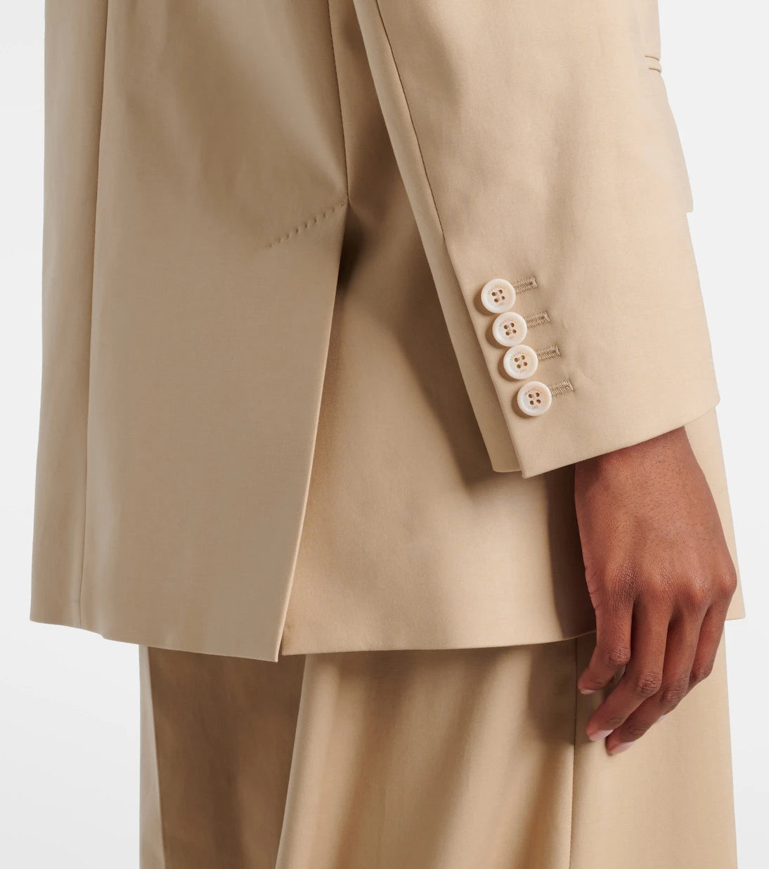 Max Mara - Suez double-breasted cotton-blend blazer