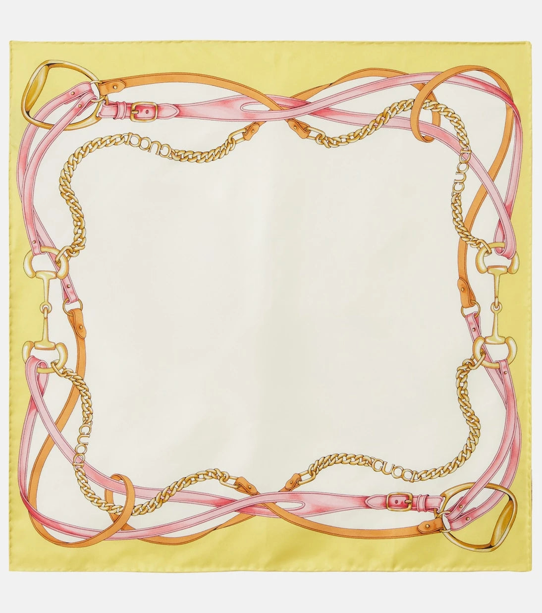 Gucci - Printed silk twill scarf