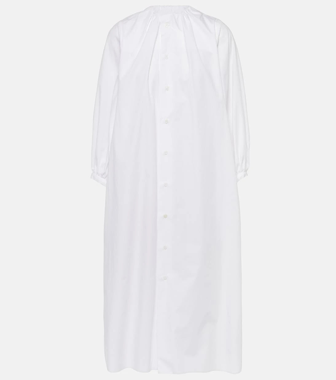MM6 Maison Margiela - فستان ميدي من البوبلين القطني