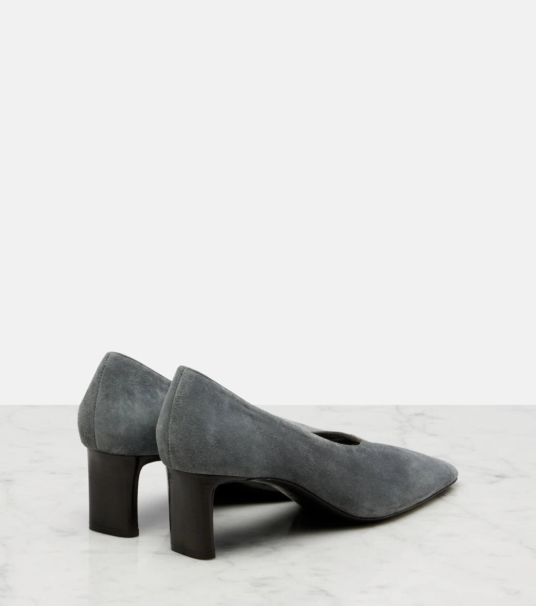 Khaite - Cecilia 50 suede pumps