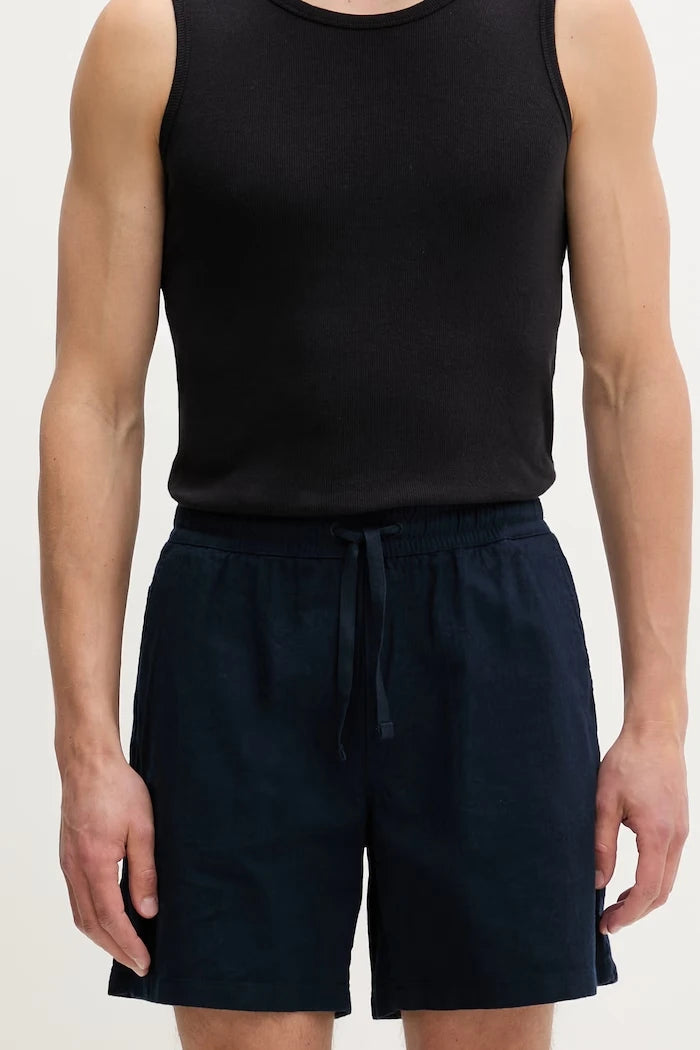 Tommy Jeans erkek kısa şort, keten karışımlı