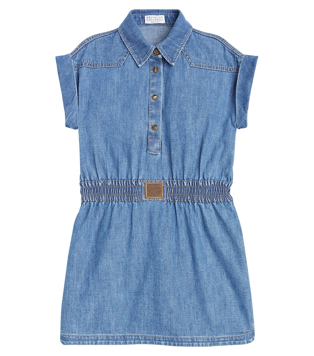 Brunello Cucinelli Kids - Denim dress