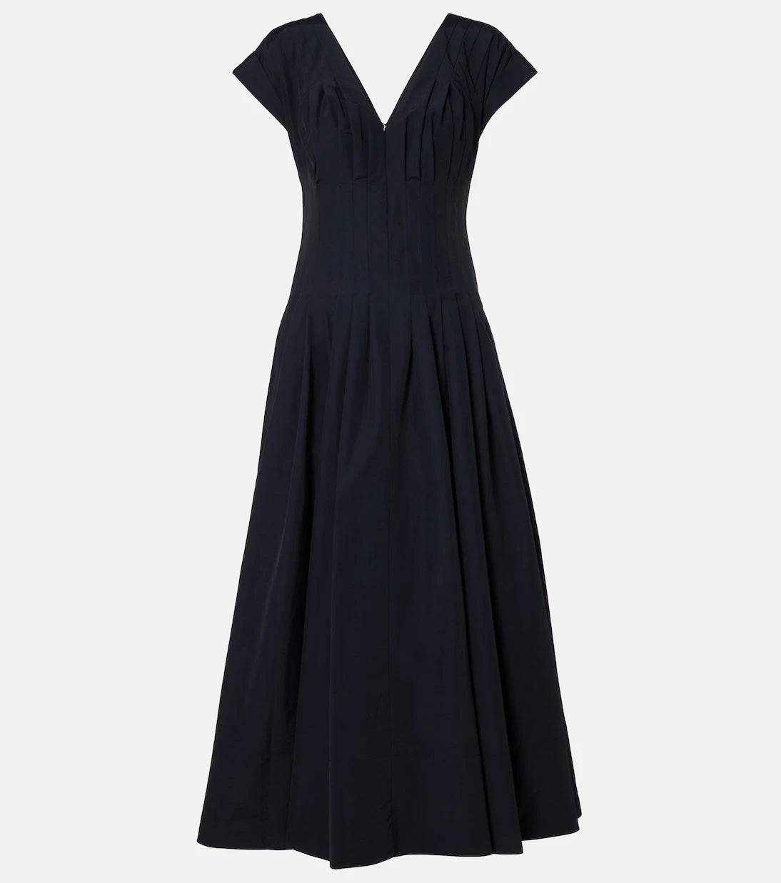 Simkhai - Nina pleated cotton-blend midi dress