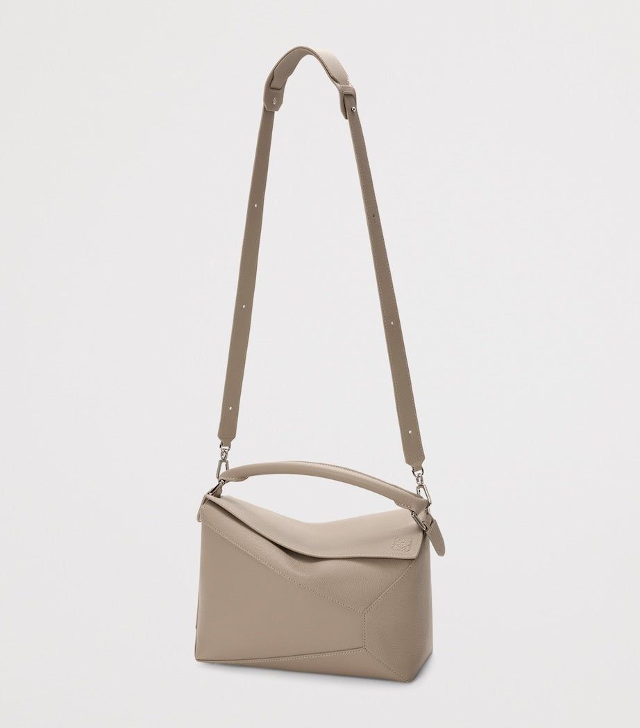 LOEWE Medium Leather Puzzle Edge Top-Handle Bag