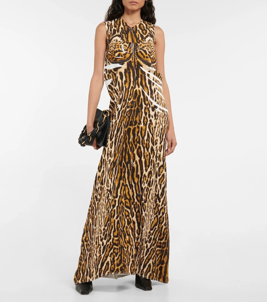 Proenza Schouler - Leopard-print crêpe maxi dress