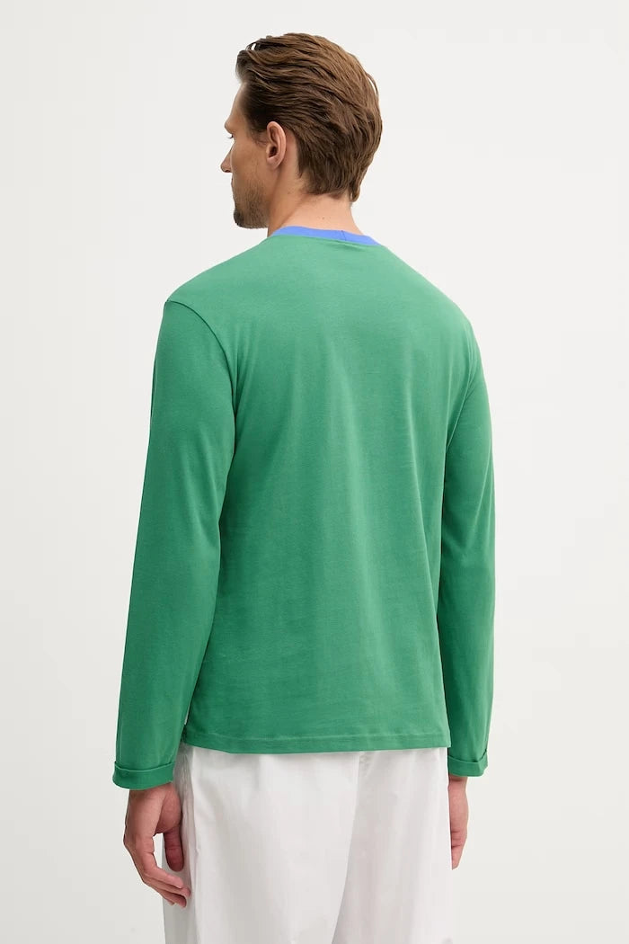United Colors of Benetton erkek uzun kollu pamuklu pijama üstü