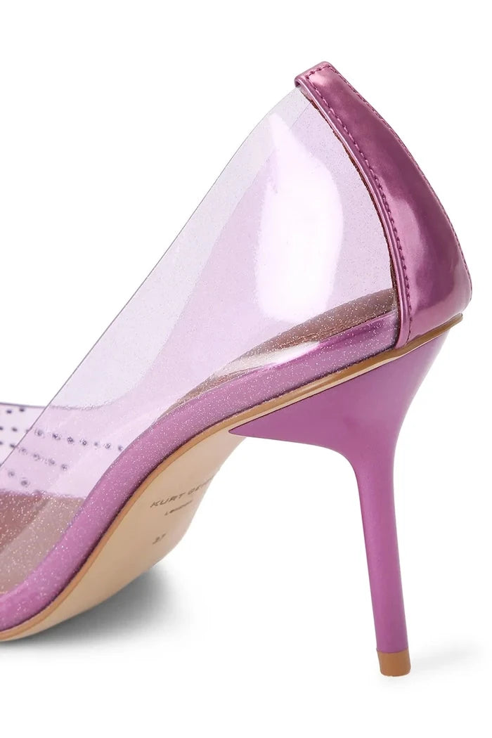 Kurt Geiger London обувки с ток Eagle Vinyl Court Viola