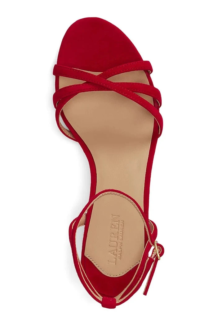 Lauren Ralph Lauren Süet Sandalet Kendyl Kttn