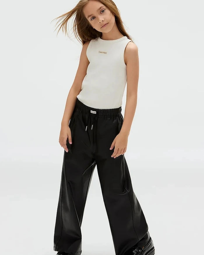 Calvin Klein Jeans Suni Deri Pantolon
