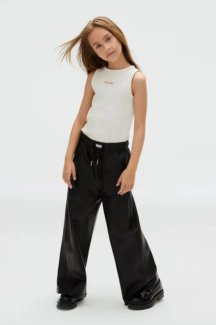 Calvin Klein Jeans Suni Deri Pantolon
