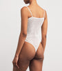 White Lace Aperture Bodysuit