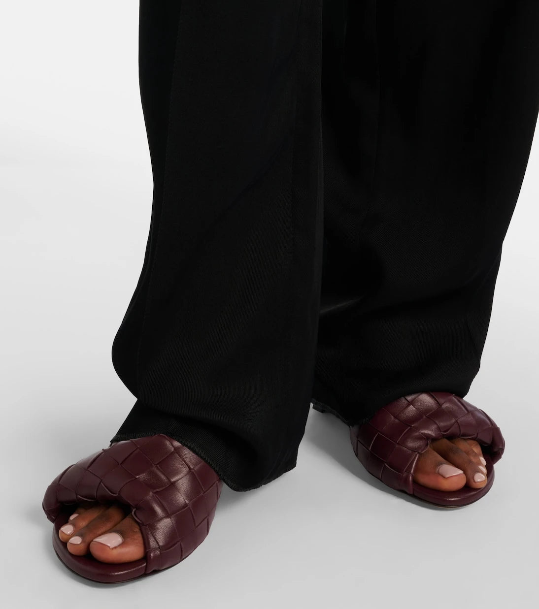 Bottega Veneta - Blink 80 Intrecciato leather mules