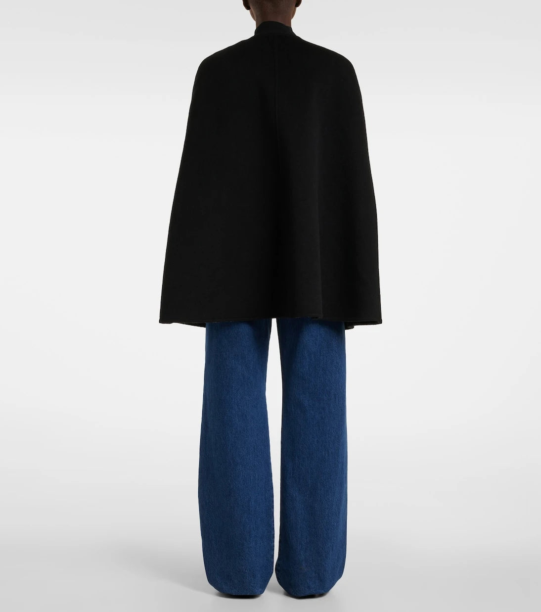 Gucci - Horsebit wool and silk cape