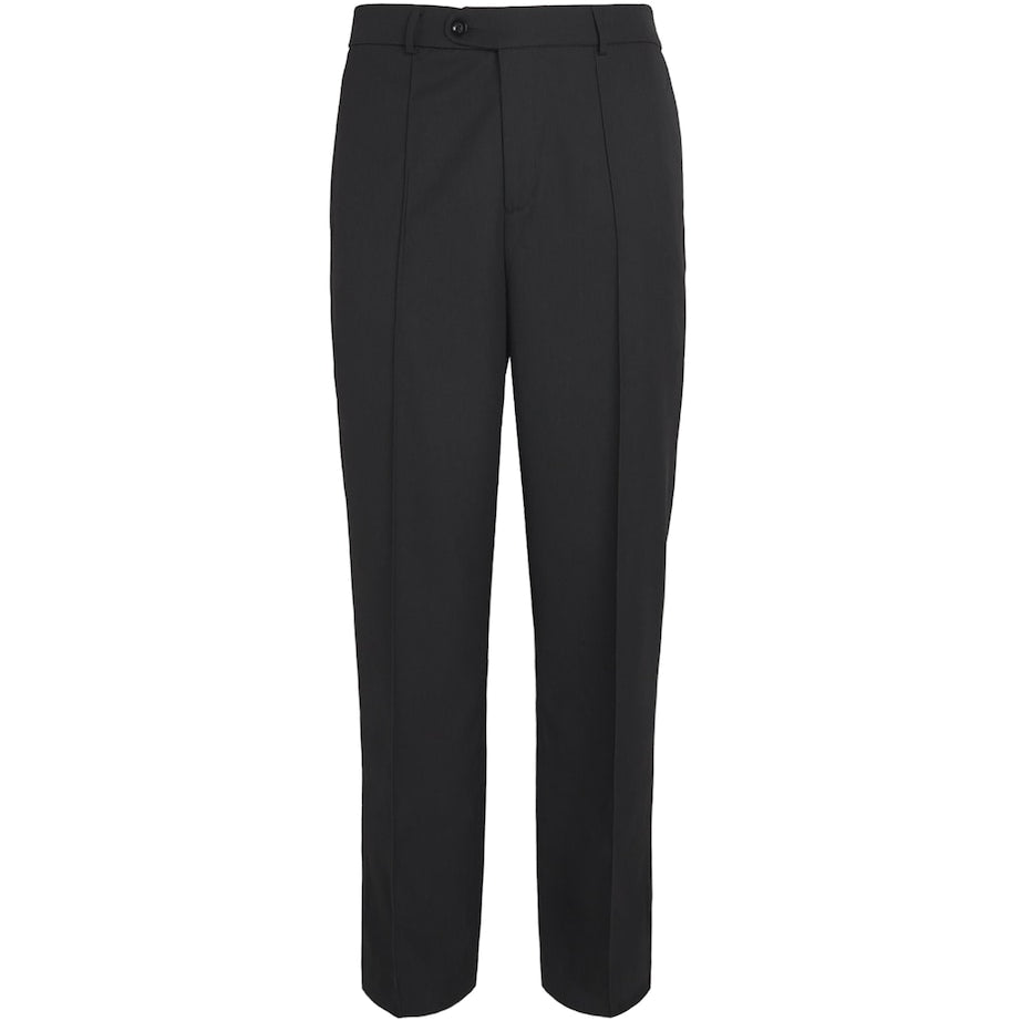 Everyday Wide-Leg Pleated Trousers