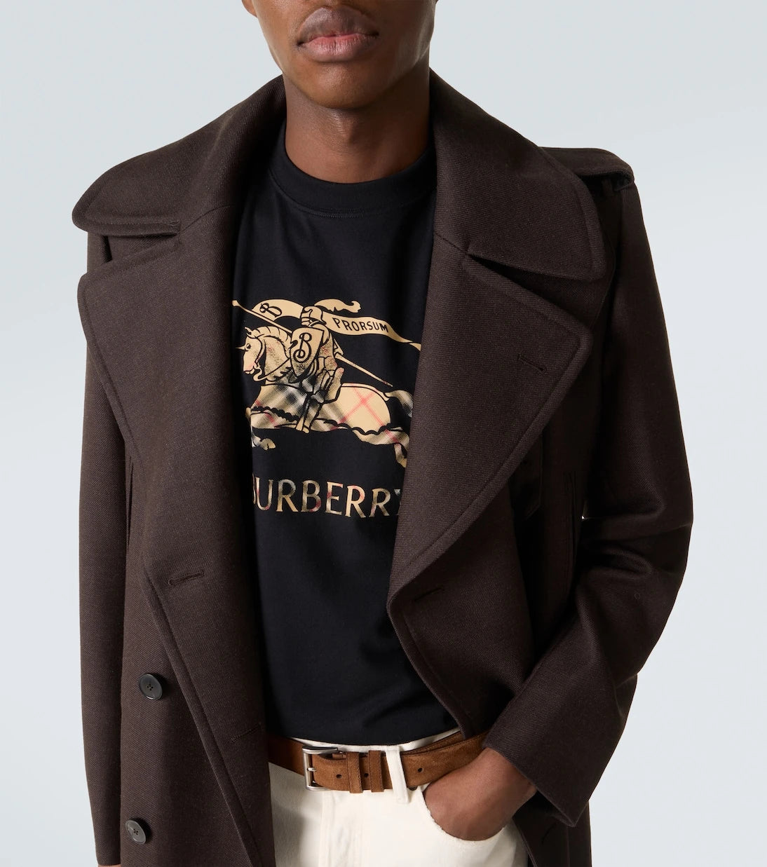 Burberry - تي شيرت EKD قطني جيرسيه
