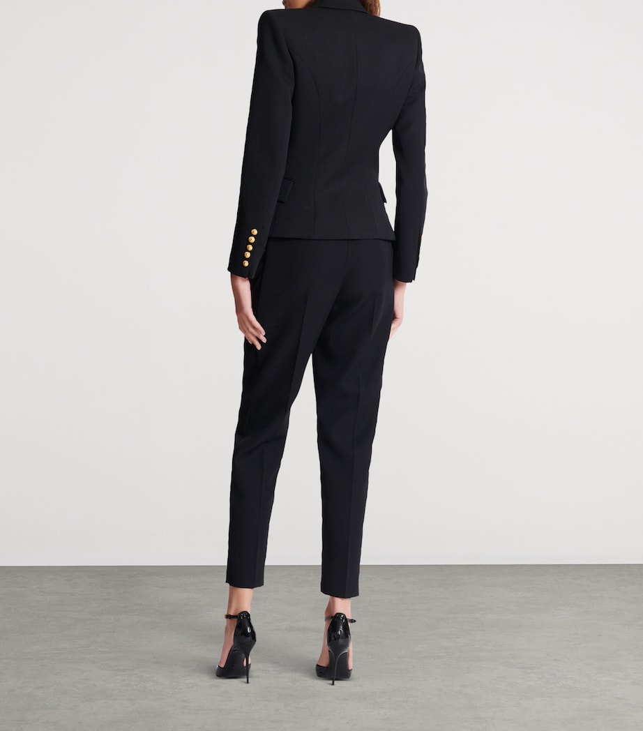 Balmain Wool Double-Breasted Blazer