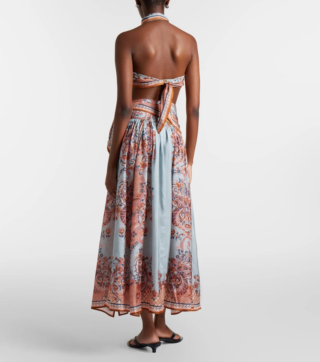 Zimmermann - Aster floral silk maxi skirt