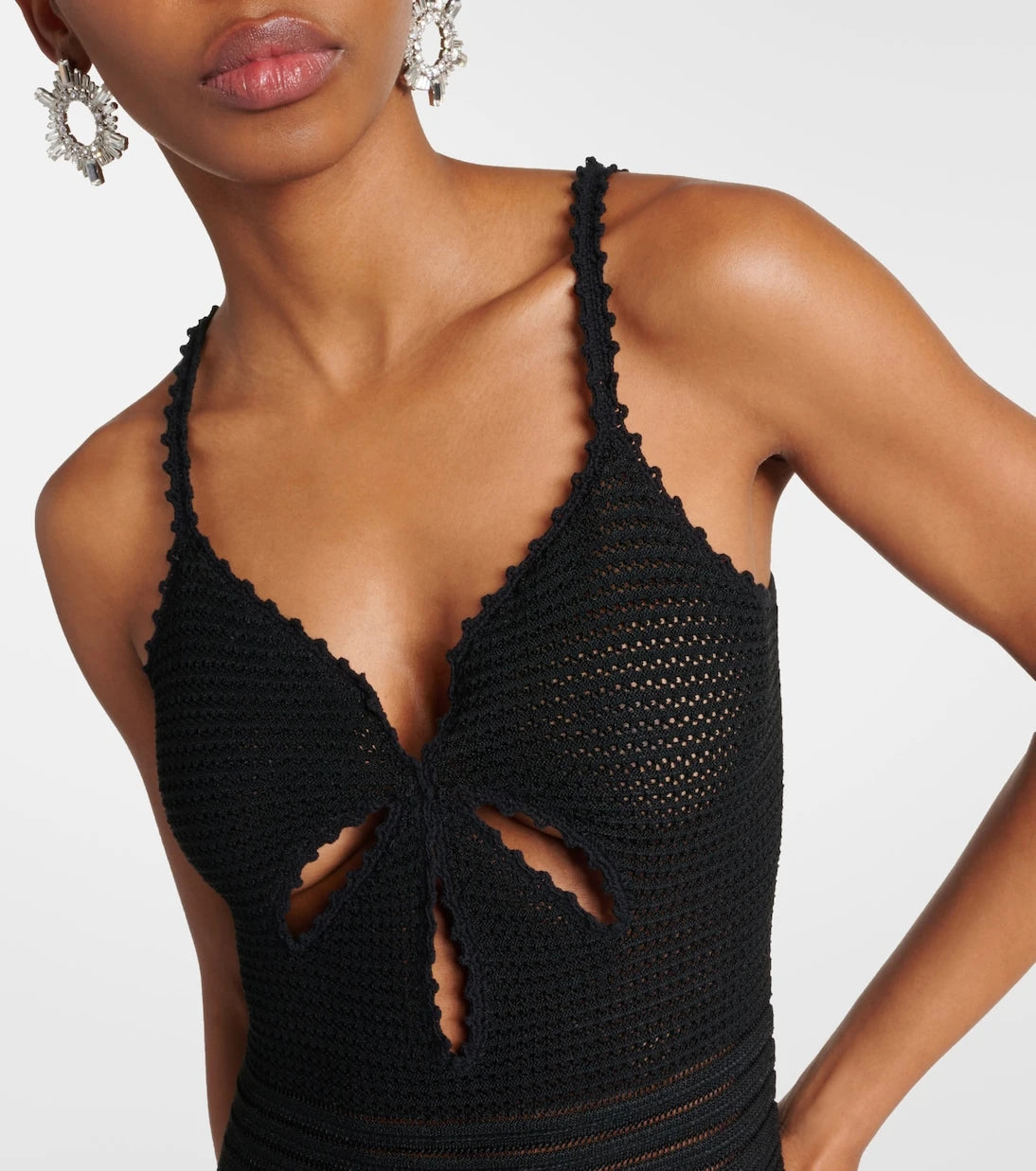 Self-Portrait - Crochet midi dress