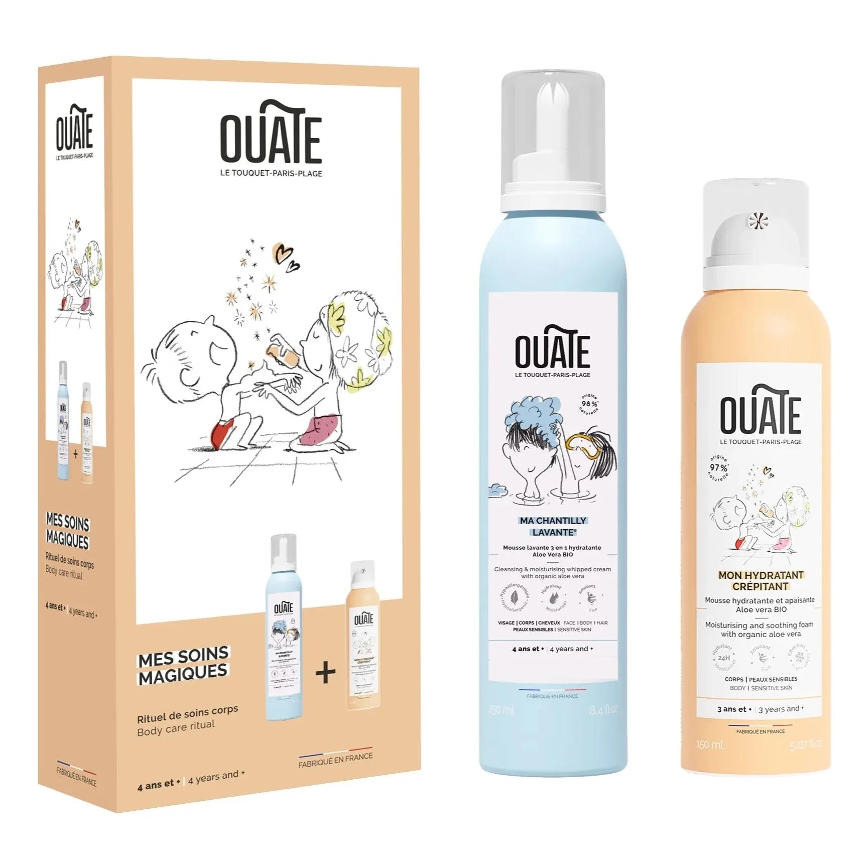 Ouate - Mes soins Magiques body ritual set
