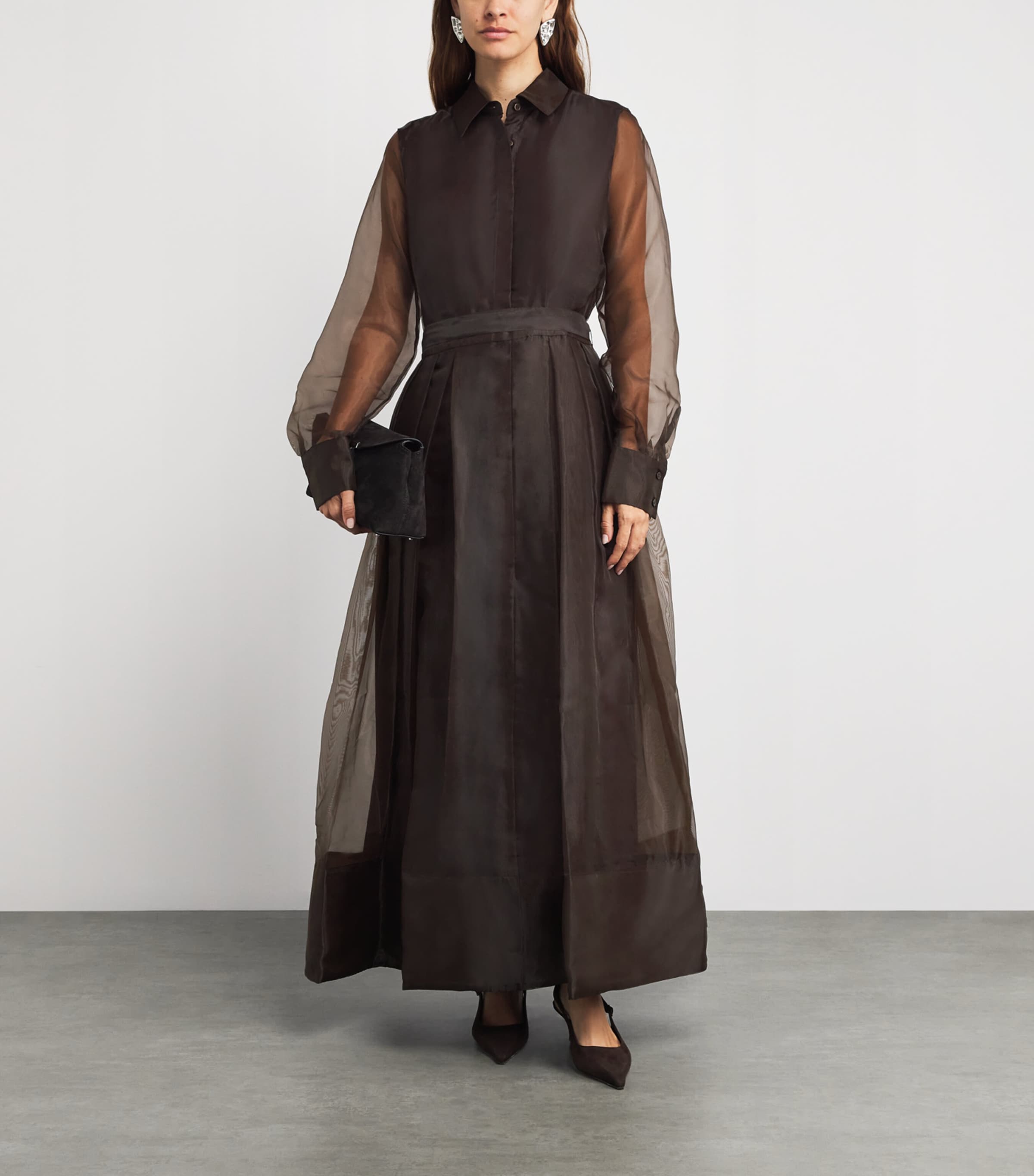 Organza Montgomery Midi Dress