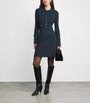 Veronica Beard Navy Ribbed Lauper Mini Dress