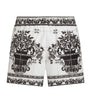 Dolce & Gabbana Majolica Print Swim Shorts