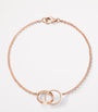 Rose Gold LOVE Chain Bracelet