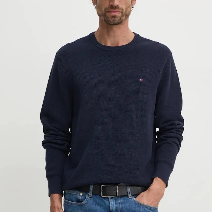 Tommy Hilfiger erkek pamuklu kazak