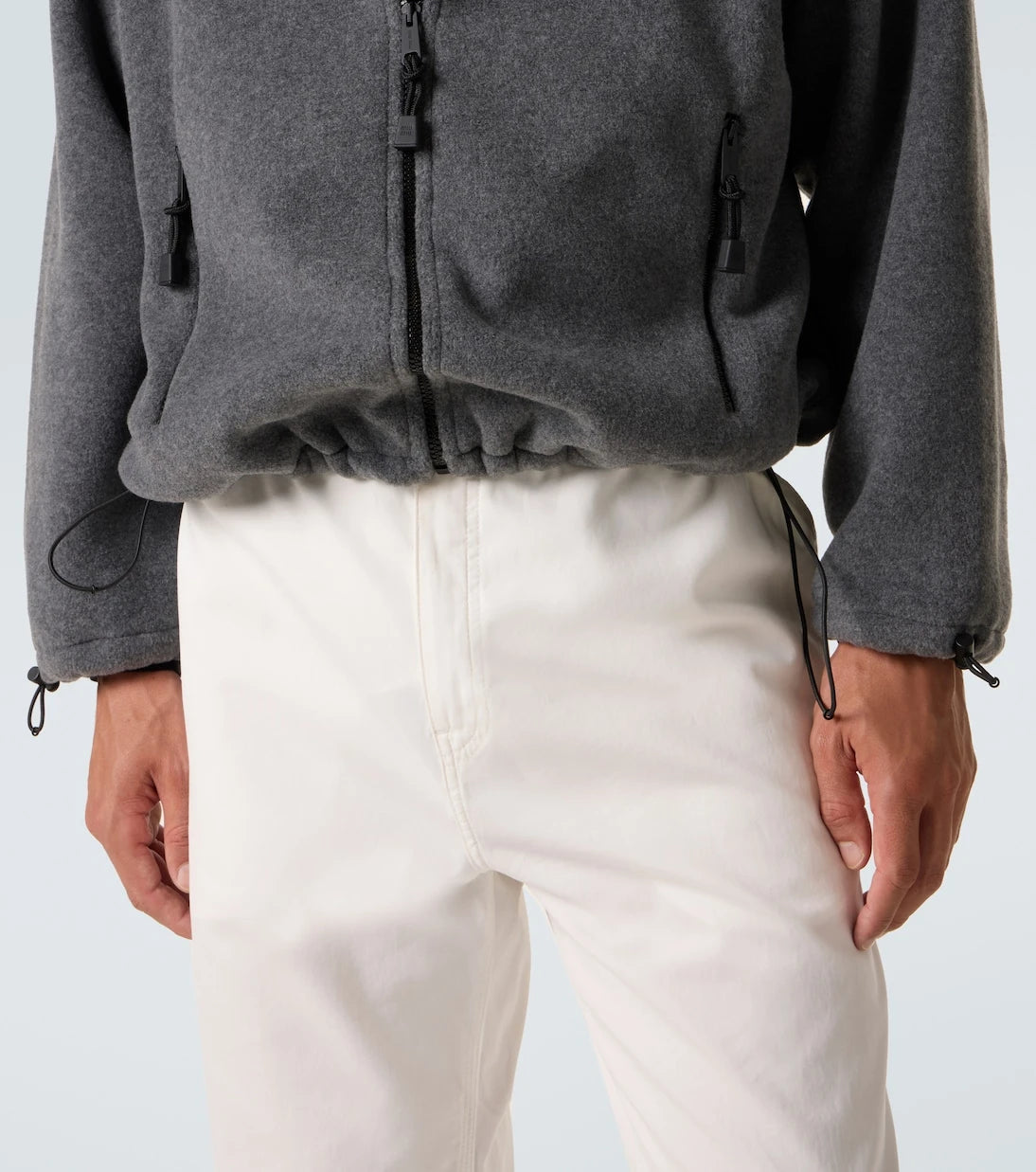 Miu Miu - Logo fleece sweatshirt