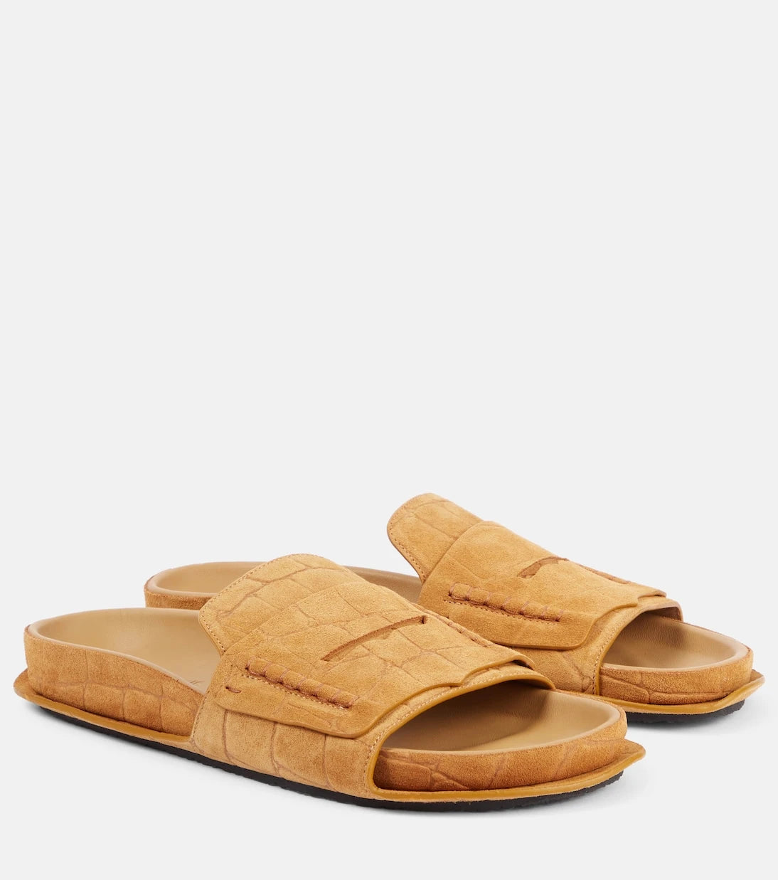 Jacquemus - Mocassin suede slides