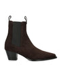 Toteme Brown Suede City Ankle Boots 50