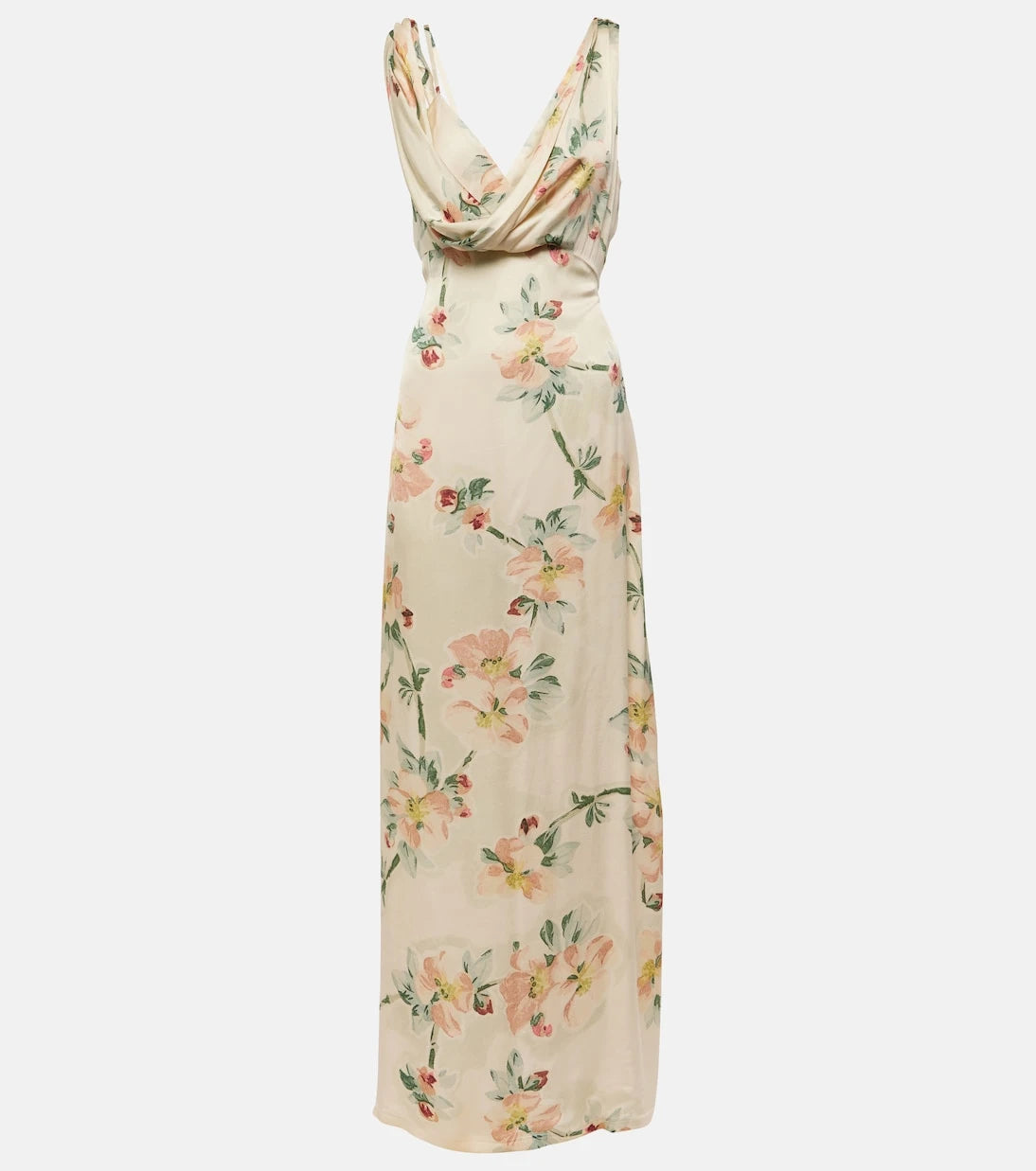 Toteme - Floral draped maxi dress