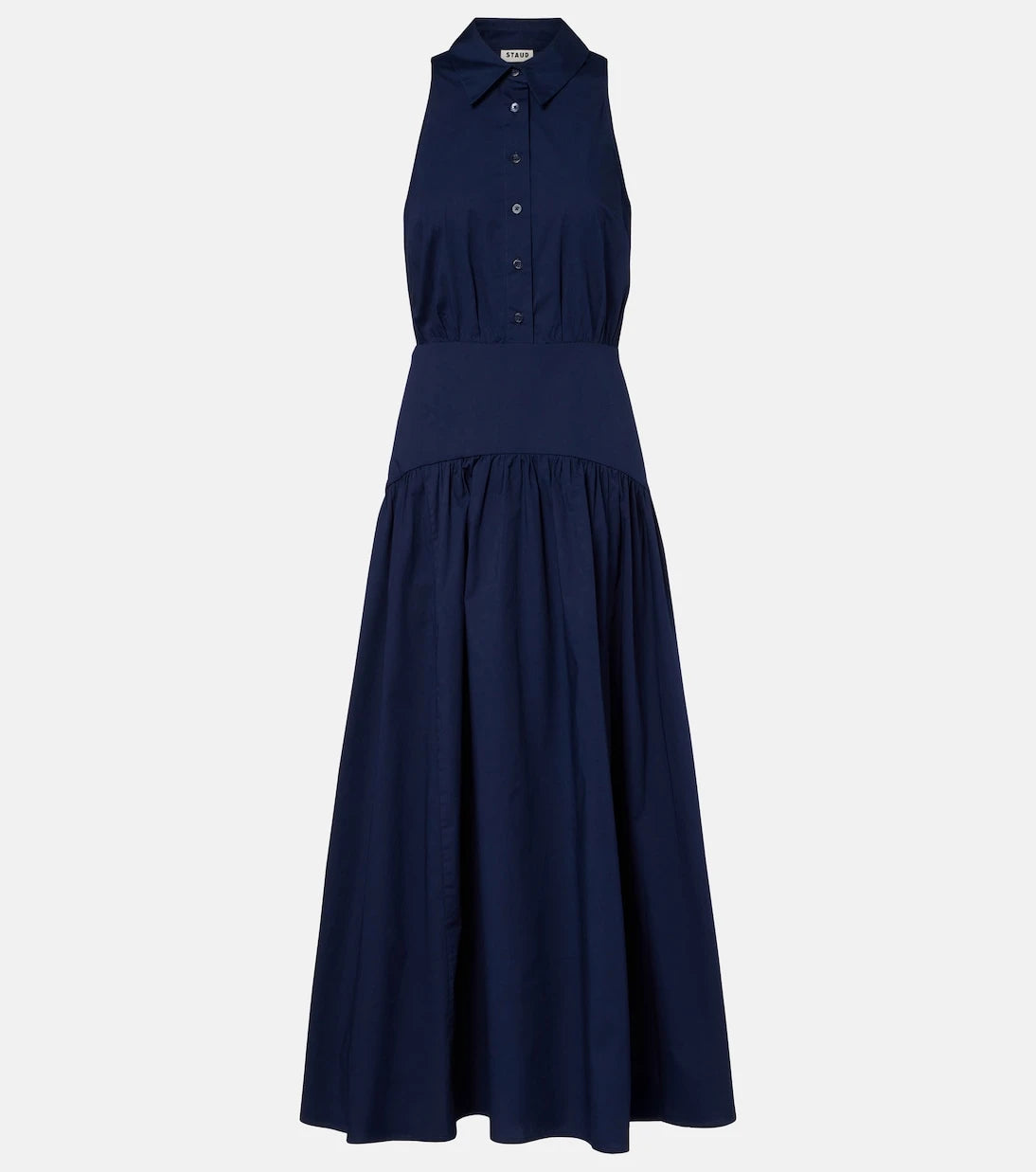 Staud - Romy cotton midi dress