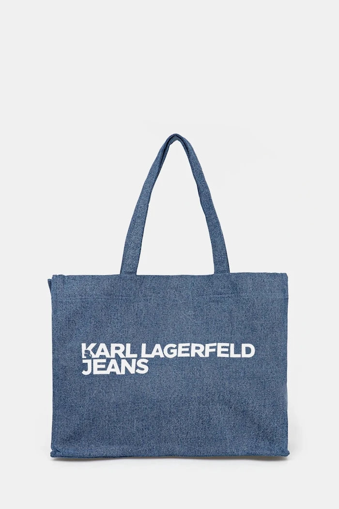 Памучна чанта Karl Lagerfeld Jeans
