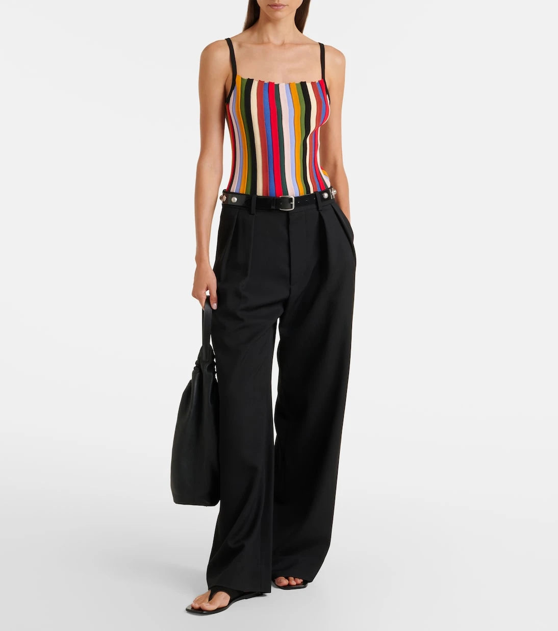 Staud - Skye striped tank top