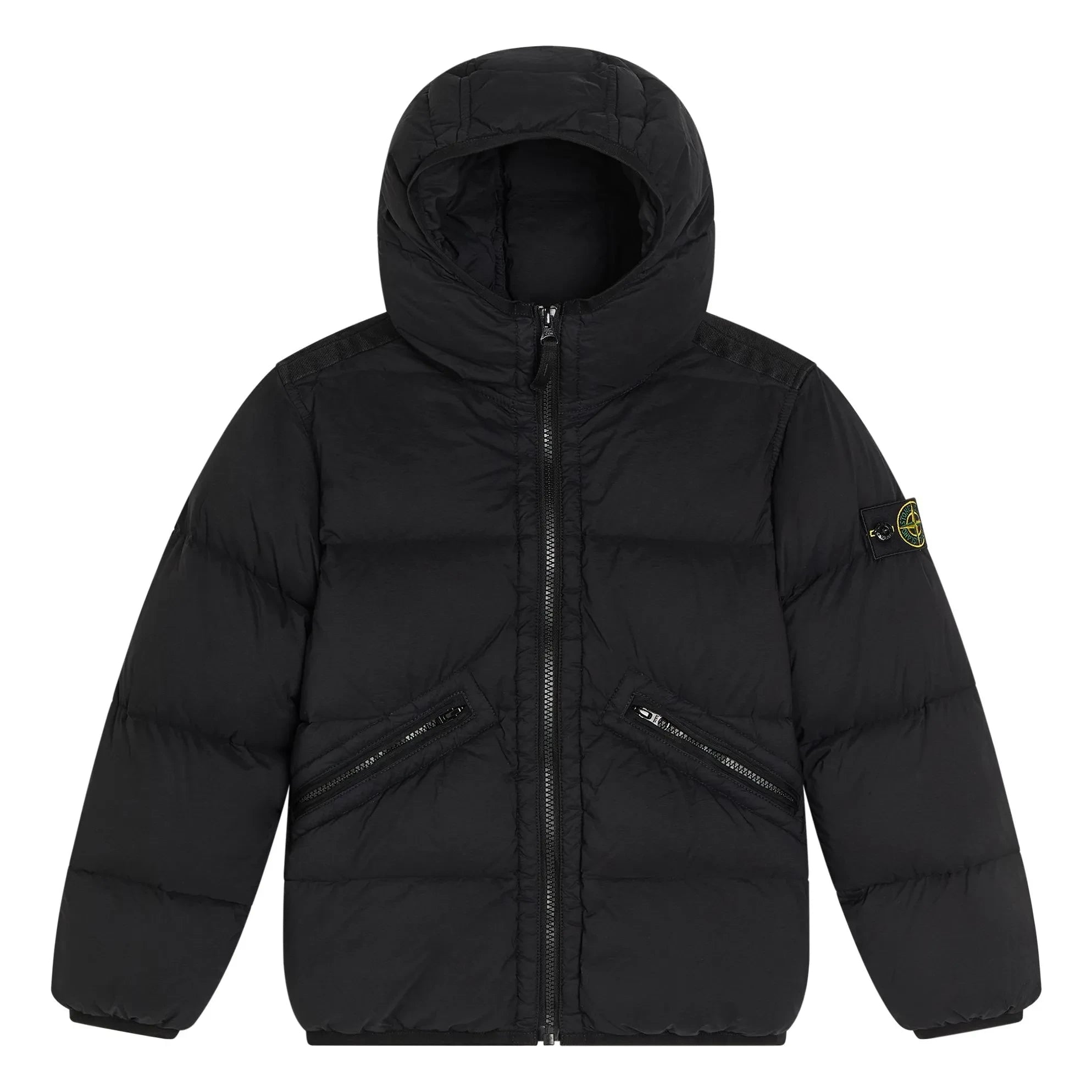 Stone Island - Logo down jacket | Black