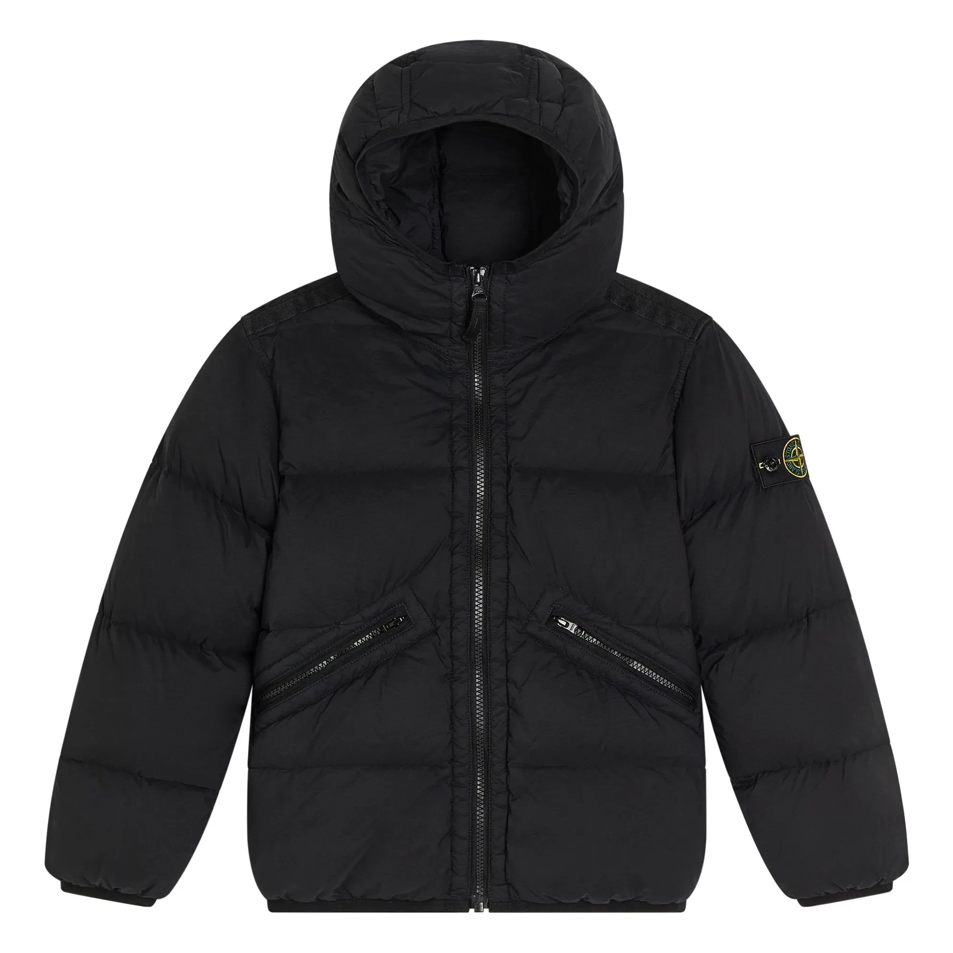 Stone Island - Logo down jacket | Black