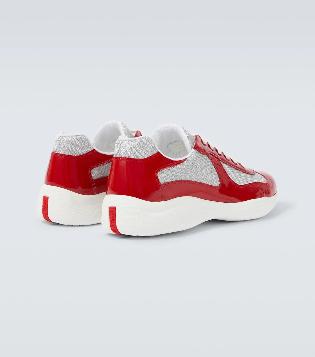 Prada - America's Cup leather-trimmed sneakers