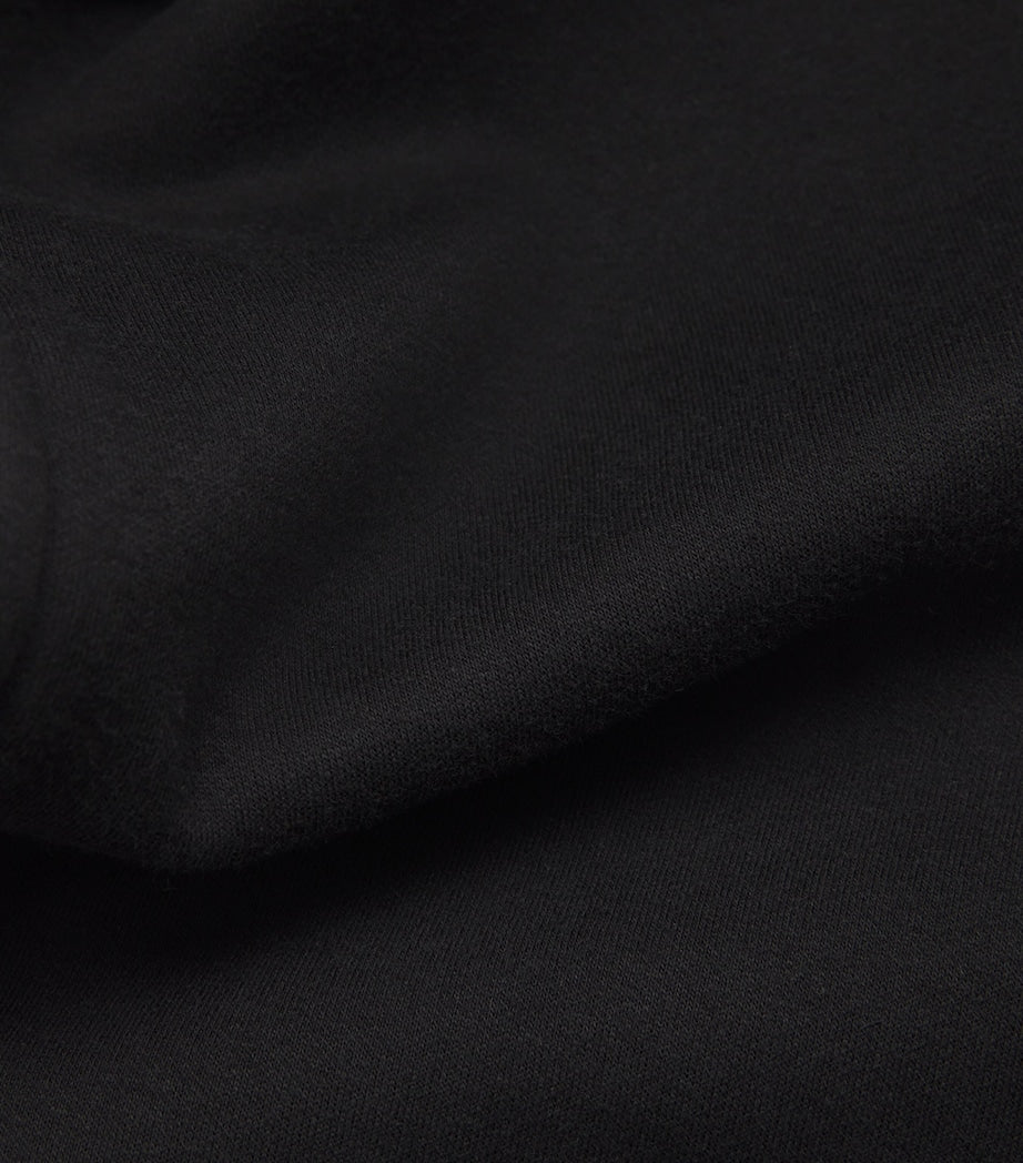 Cotton-Blend Zip-Up Hoodie ONYX