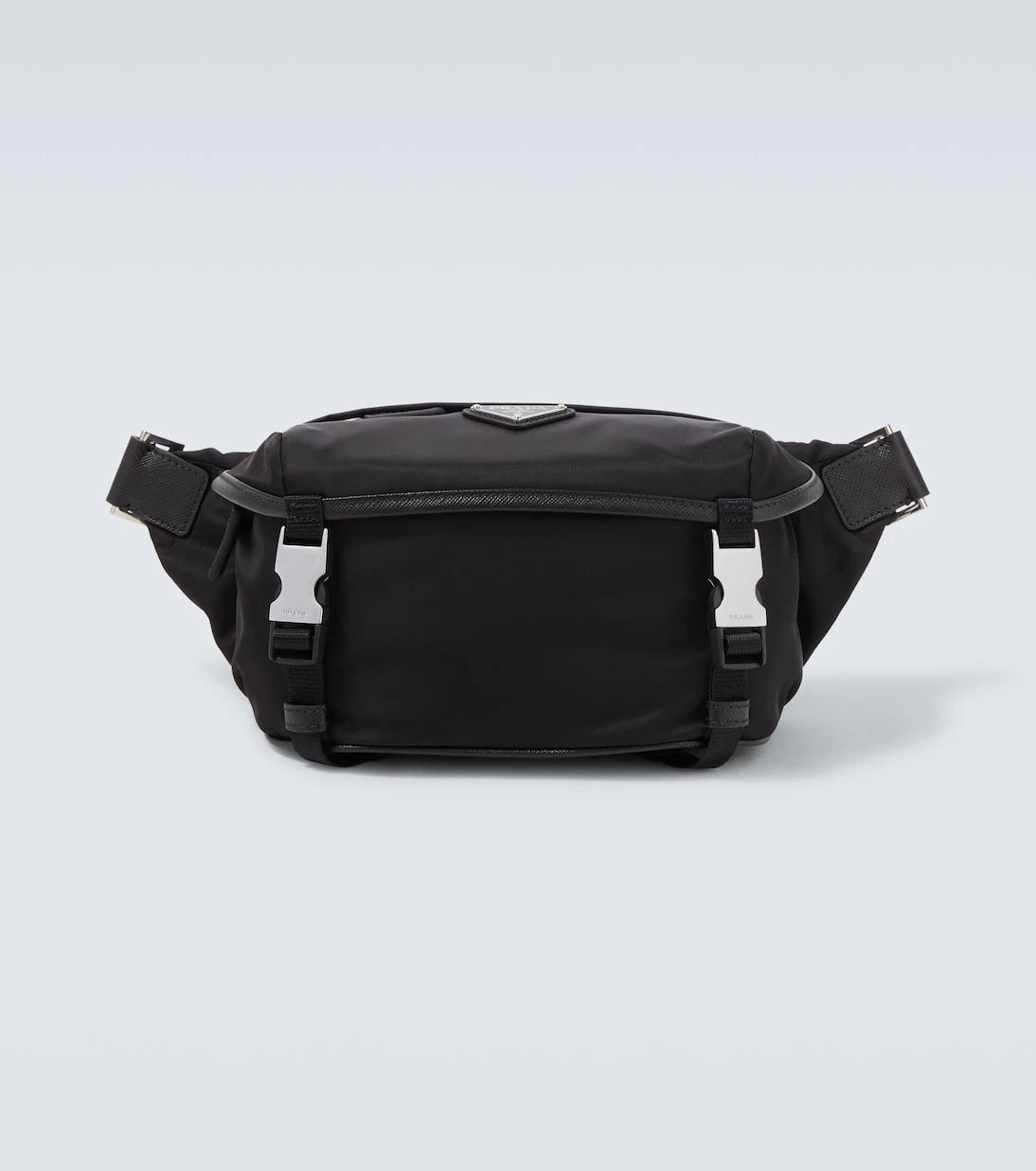 Prada - Re-Nylon leather-trimmed belt bag