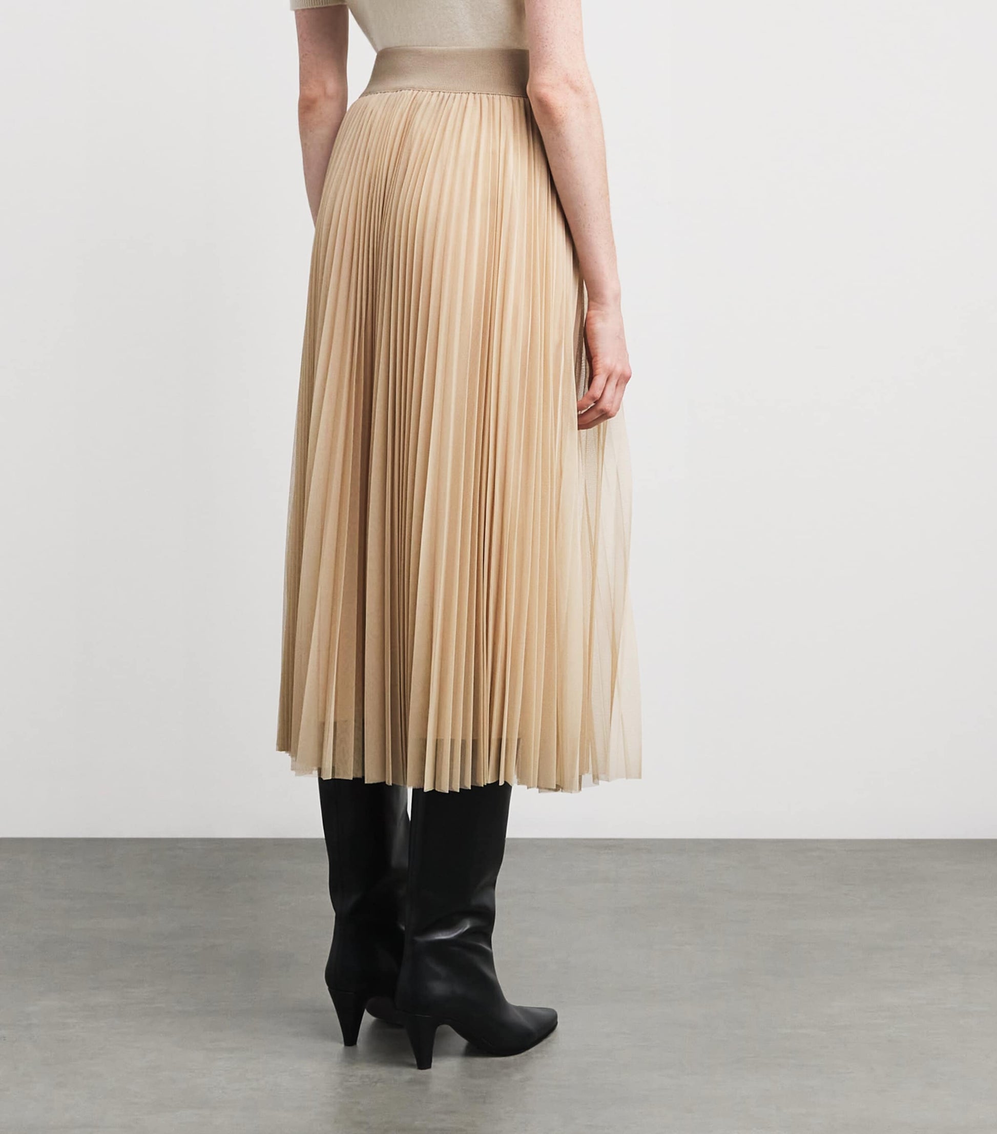 Fabiana Filippi Pink Tulle Maxi Skirt