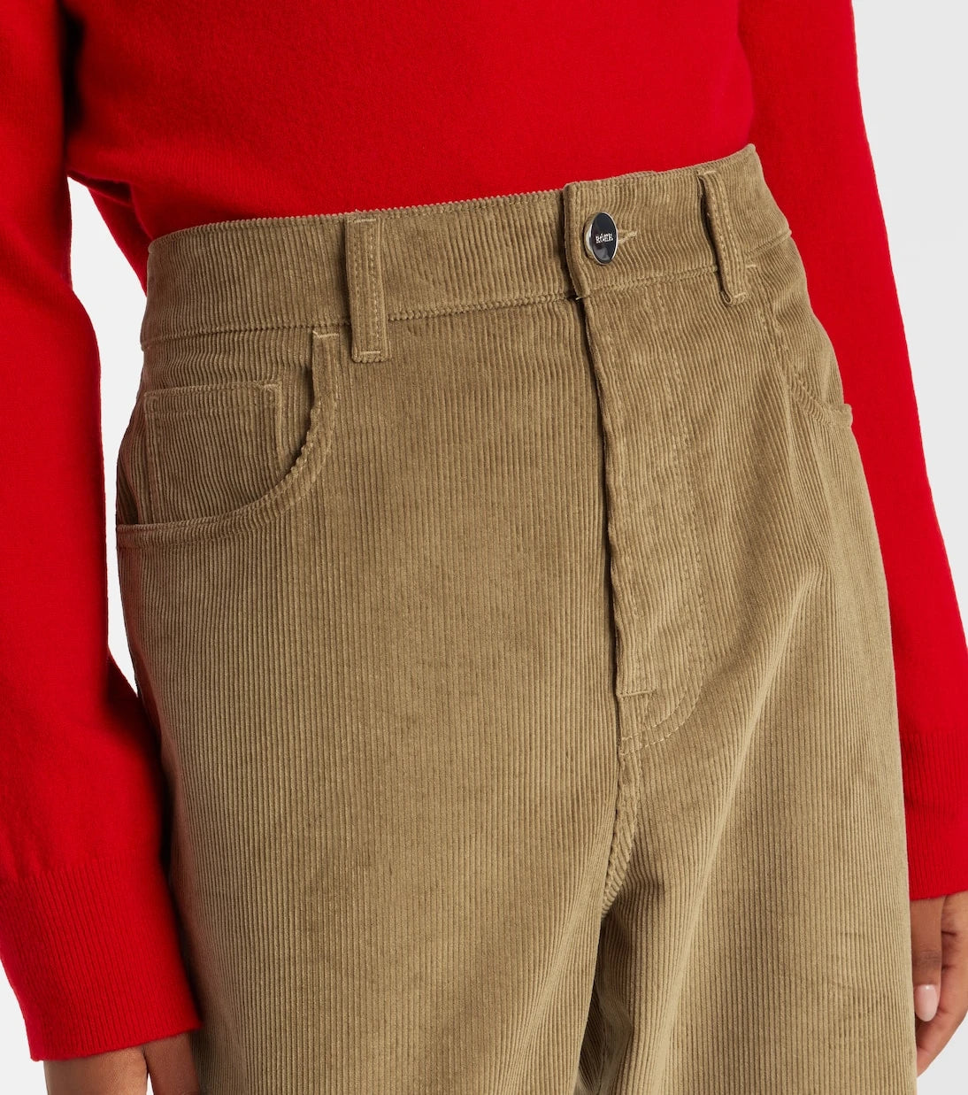 Róhe - Cotton corduroy wide-leg pants