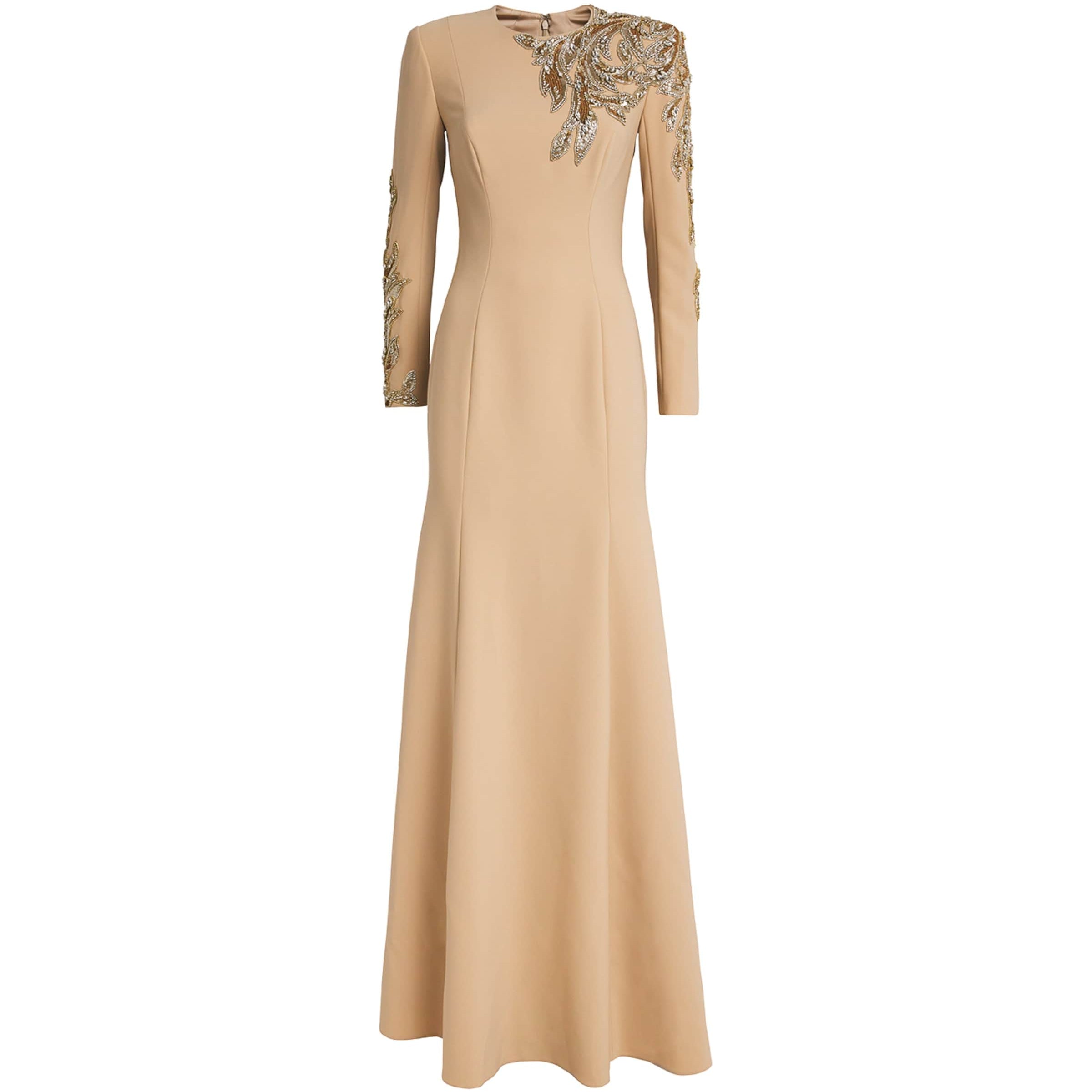 Jenny Packham Pink Embellished Honor Gown