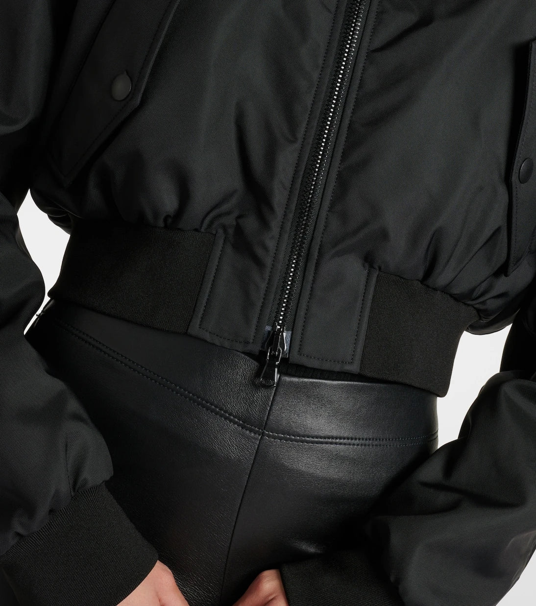 Wardrobe.NYC - Cropped bomber jacket
