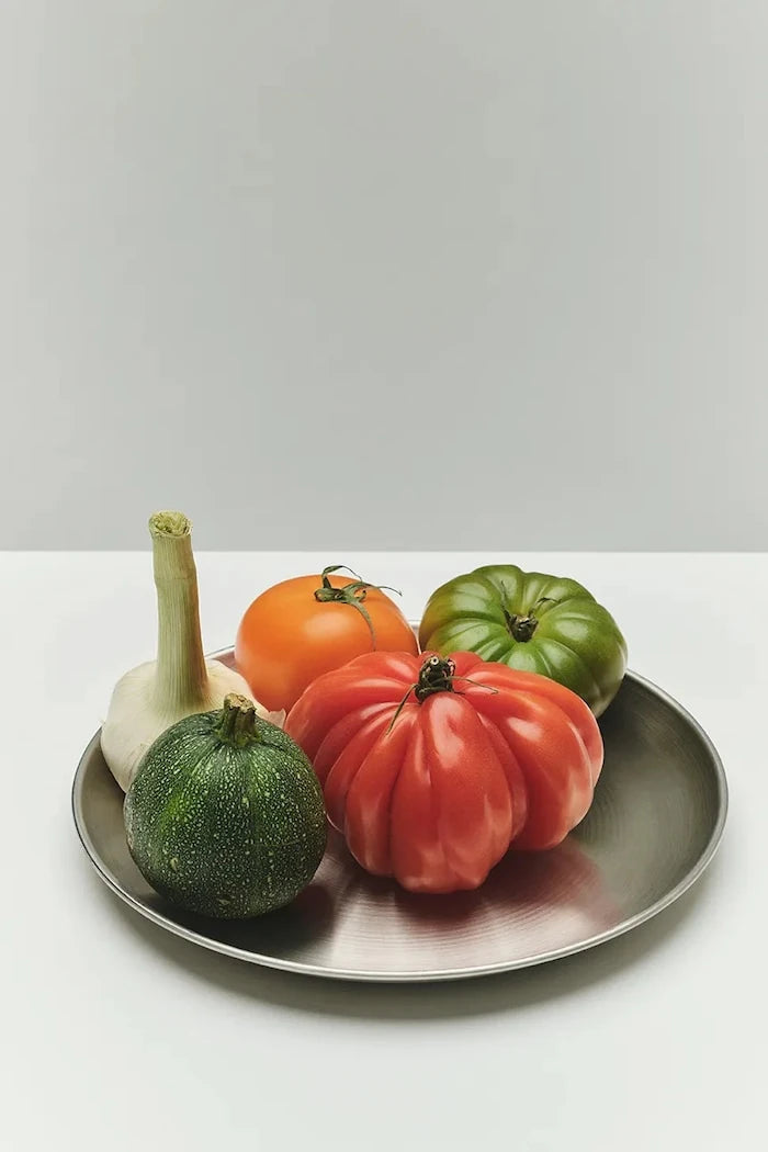 HAY servis tabağı seti, paslanmaz çelik, 26 x 26 cm