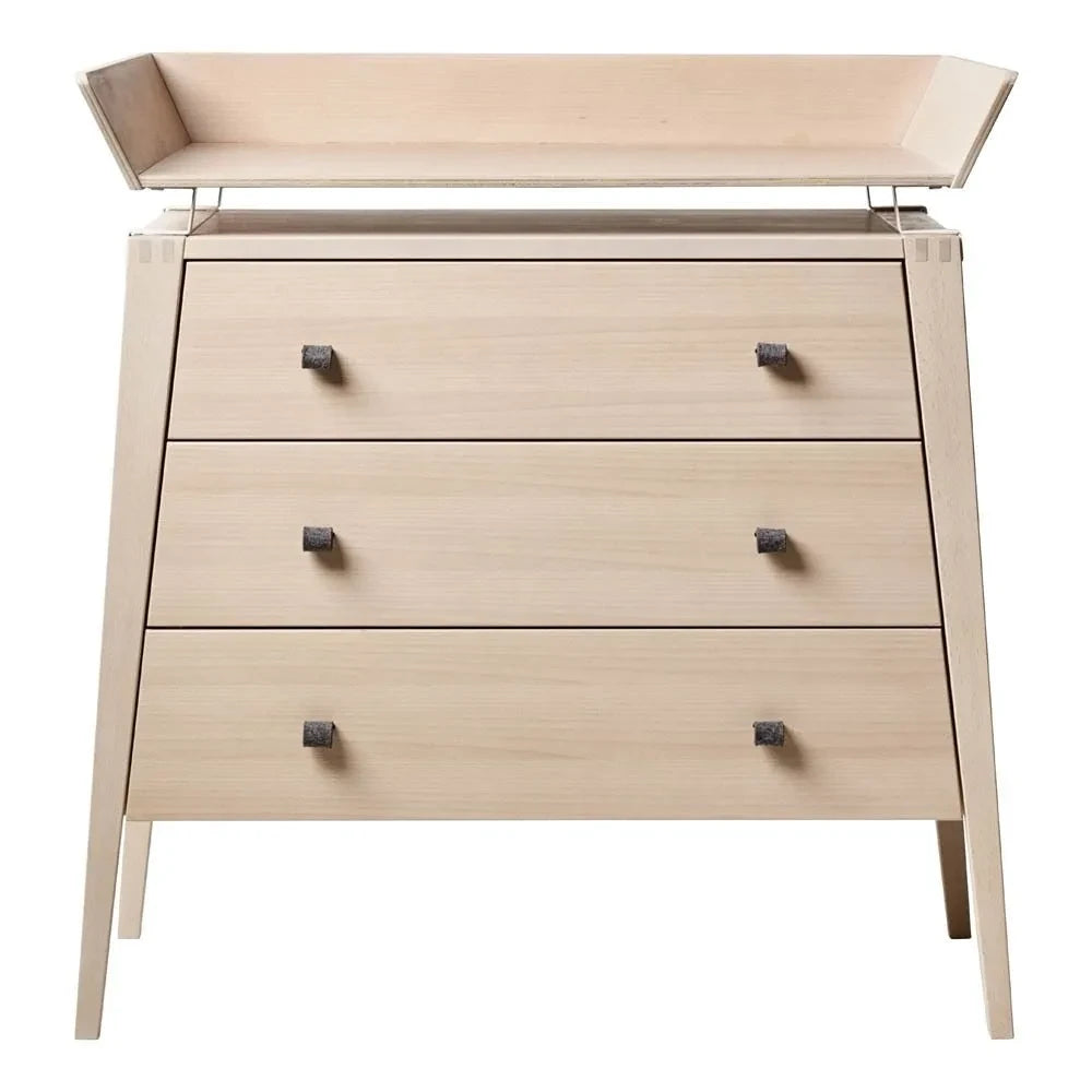 Leander - Linea Beech Wood Changing Table Topper | Beech